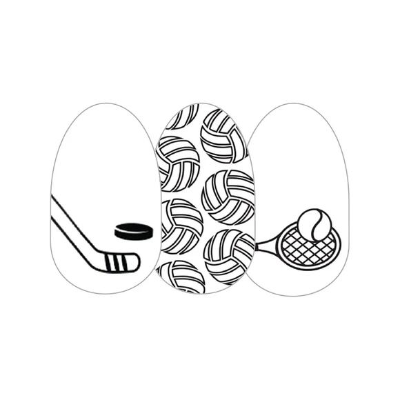 Color Street Game On Sports Overlay Long Lasting Nail Polish Strip Retired - Picture 2 of 4